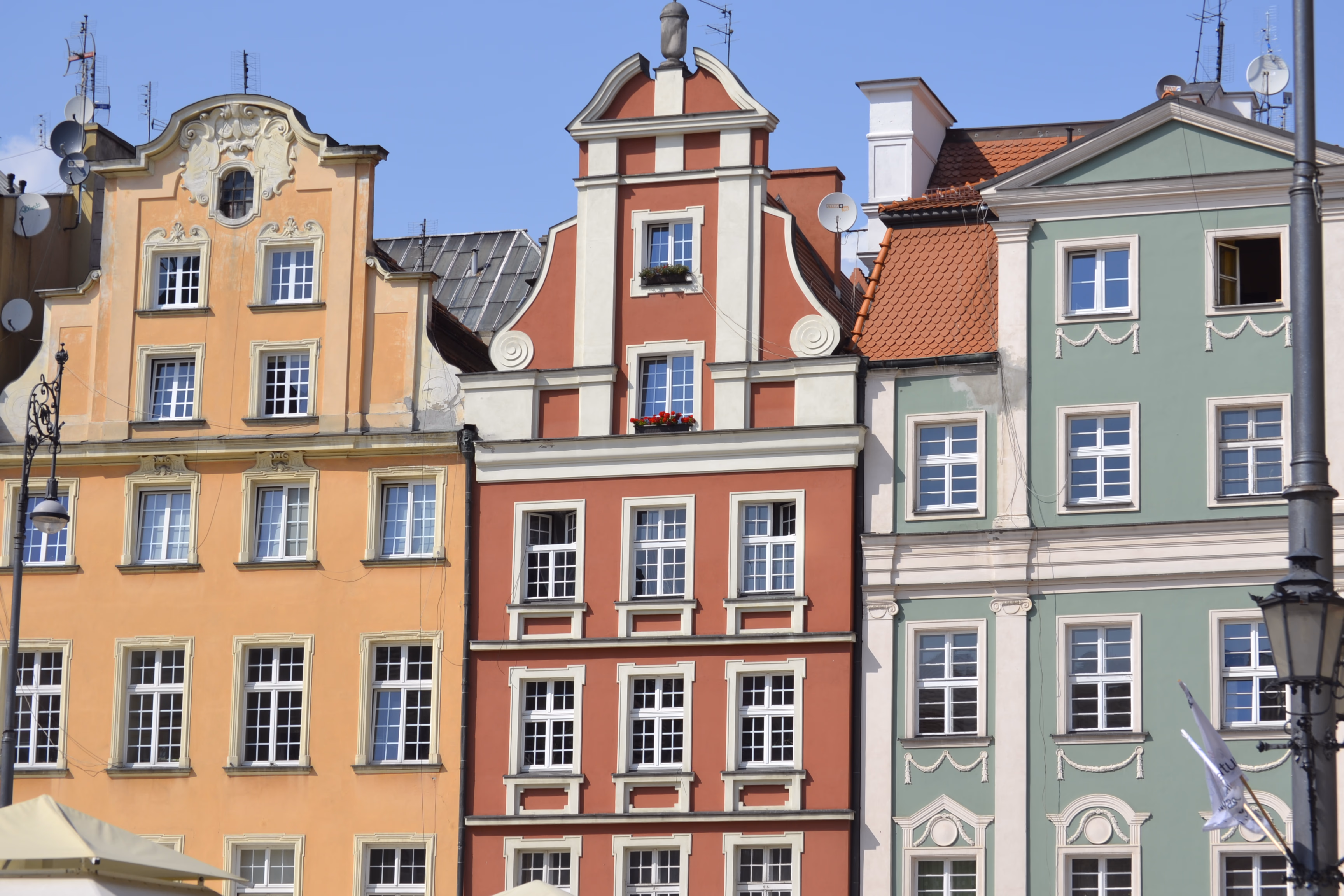 Market squares and brick spires